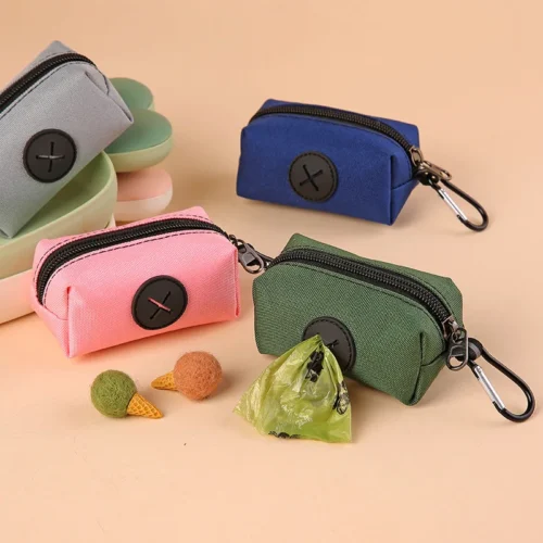 with Carabiner Clip, Animal Waste Collection Pouch